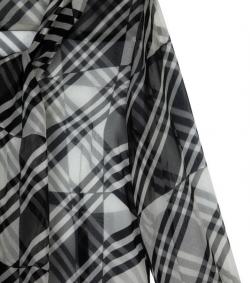 مملوكة مسبقًا Dolce and Gabbana Monochrome Sheer Tie Top M