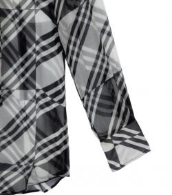 مملوكة مسبقًا Dolce and Gabbana Monochrome Sheer Tie Top M