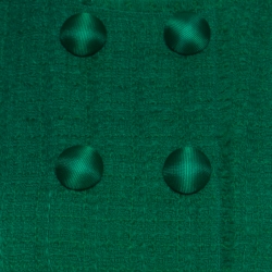 مملوكة مسبقًا فستان دولتشي أند غابانا بلا أكمام صدر مزدوج صوف منقوش أخضر S