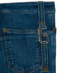Pre Owned Dolce and Gabbana Buckle Pocket Denim Jeans S