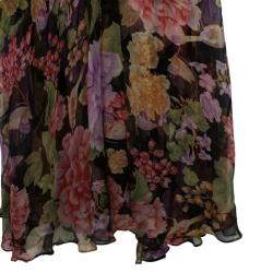 Pre Owned Dolce and Gabbana Chiffon Floral Maxi Dress M