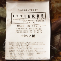 Pre Owned Dolce & Gabbana Blue Denim Floral Lining Wool Collar Detail Jacket M