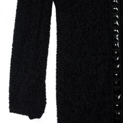 مملوكة مسبقًا Dolce and Gabbana Long Tweed Embellished Cardigan L