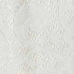 مملوكة مسبقًا Dolce and Gabbana Off-White Cotton & Silk Blend Embossed Jacquard Sheath Skirt XS