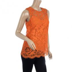 Pre Owned Dolce and Gabbana Lace Top S
