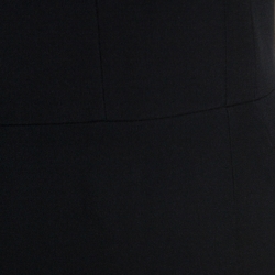 مملوكة مسبقًا فستان دولتشي أند غابانا قصه مجسمه متوسط كريب أسود L