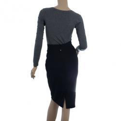 Pre Owned Dolce and Gabbana Black Skirt S
