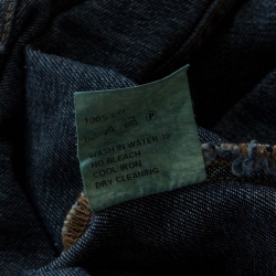 Pre Owned جاكت دولتشي أند غابانا تفاصيل زخرفة دنيم أزرق M