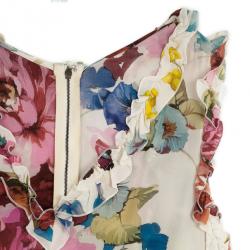 Pre Owned Dolce and Gabbana Floral Baby Doll Dress M
