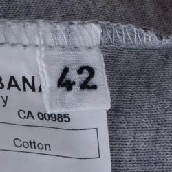 مملوكة مسبقًا تانك توب دولتشي آند غابانا رقبة مطرزة طبع فهد M