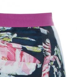 مملوكة مسبقًا تنورة دولتشي آند غابانا حرير مورد بكشكشة M