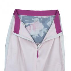 مملوكة مسبقًا تنورة دولتشي آند غابانا حرير مورد بكشكشة M