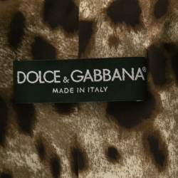 Pre Owned Dolce & Gabbana Black Corduroy Contras Contrast Trimmed Blazer M