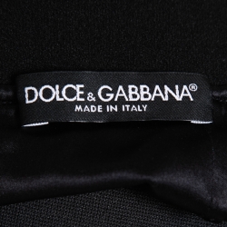 Pre Owned Dolce & Gabbana Multicolor Floral Printed Silk Midi Skirt L