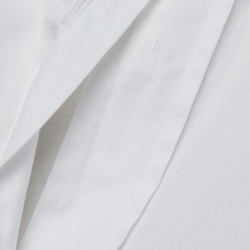Pre Owned Dolce & Gabbana White Cotton Blend Button Front Shirt M