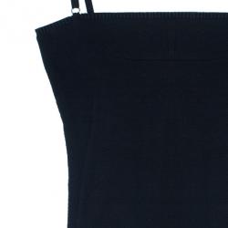 Pre Owned فستان دولتشي أند غابانا أسود ضيق ميدي S