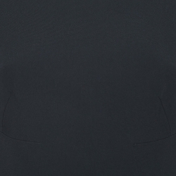 Pre Owned Dolce & Gabbana Black Crepe Long Sleeve Midi Dress M