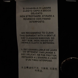 Pre Owned Dolce & Gabbana Black Side Stripe Knit Joggers S