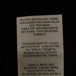 Pre Owned Dolce & Gabbana Black Side Stripe Knit Joggers S