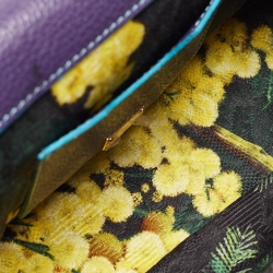 مملوكة مسبقًا حقيبة دولتشي أند غابانا ميس سيسيلي إصدار محدود جلد تمساح وثعبان متعددة الألوان صغيرة بيد علوية