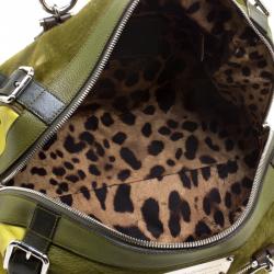 Dolce and Gabbana Multicolor Calf Hair Miss Easy Way Boston Bag