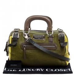 Dolce and Gabbana Multicolor Calf Hair Miss Easy Way Boston Bag