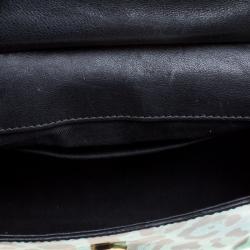 Pre Owned حقيبة يد مع محفظة دولتشي أند غابانا مي سيسيلي صغيرة جلد لامع طباعة فهد خضراء