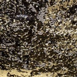 مملوكة مسبقًا Dolce and Gabbana Gold/Silver Sequin Embellished Drawstring Tote