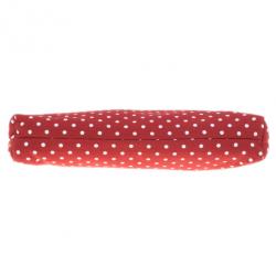 Pre Owned Dolce and Gabbana Red Fabric Polka Dot Clutch