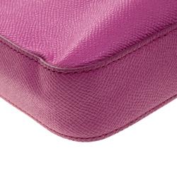 Pre Owned حقيبة كلتش دولتشي أند غابانا سلسلة جلد وردية