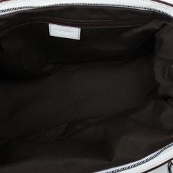 Pre Owned Dolce and Gabbana Animal Print Canvas Satchel