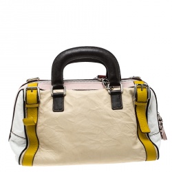 Dolce and Gabbana Multicolor Leather Miss Easy Way Boston Bag