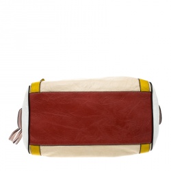 Dolce and Gabbana Multicolor Leather Miss Easy Way Boston Bag