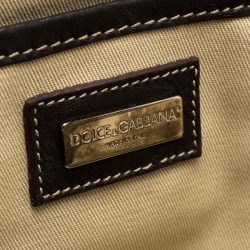 Dolce and Gabbana Multicolor Leather Miss Easy Way Boston Bag