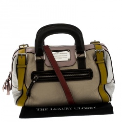 Dolce and Gabbana Multicolor Leather Miss Easy Way Boston Bag