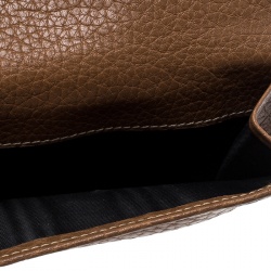 مملوكة مسبقًا Dolce and Gabbana Brown Leather Compact Wallet