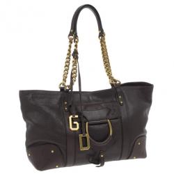 مملوكة مسبقًا Dolce and Gabbana Brown Leather Tote