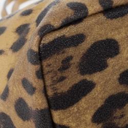 مملوكة مسبقًا Dolce and Gabbana Leopard Print Miss Escape Tote