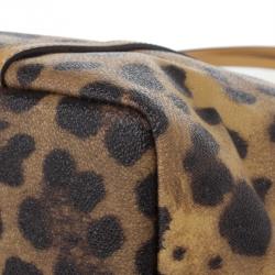 مملوكة مسبقًا Dolce and Gabbana Leopard Print Miss Escape Tote