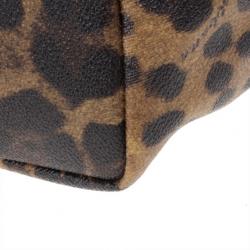 مملوكة مسبقًا Dolce and Gabbana Leopard Print Miss Escape Tote