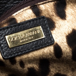 مملوكة مسبقًا حقيبة يد دولتشي أند غابانا ميس سيسيلي كبيرة جلد برتقالية