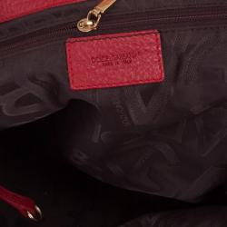 مملوكة مسبقًا Dolce and Gabbana Leopard Print Canvas Bag