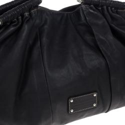 Pre Owned Dolce and Gabbana Black Miss Lexington Satchel