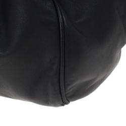 Pre Owned Dolce and Gabbana Black Miss Lexington Satchel
