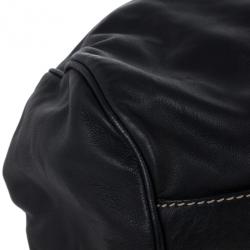 Pre Owned Dolce and Gabbana Black Miss Lexington Satchel