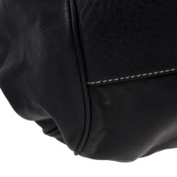 Pre Owned Dolce and Gabbana Black Miss Lexington Satchel