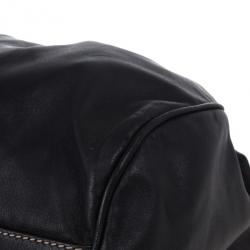 Pre Owned Dolce and Gabbana Black Miss Lexington Satchel