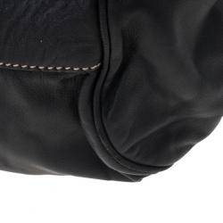 Pre Owned Dolce and Gabbana Black Miss Lexington Satchel