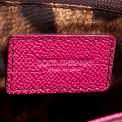 مملوكة مسبقًا حقيبة دولتشي أند غابانا يد علوية ميس سيسيلي متوسطة جلد بيضاء