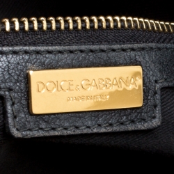 Pre Owned Dolce and Gabbana Brown Leopard Print Coated Canvas Clutch